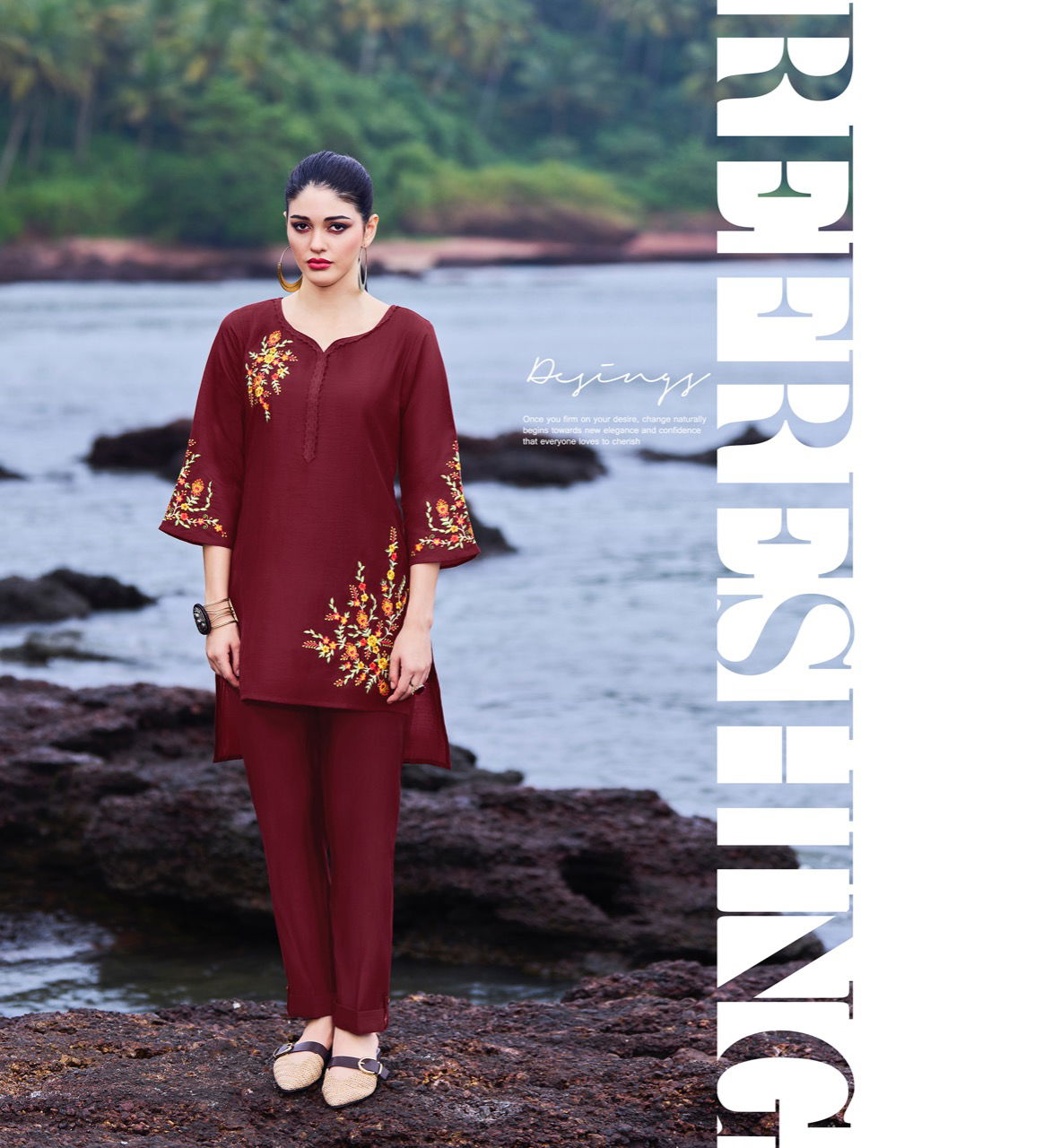 Lily And Lali Marvel Fancy Designer Wear Wholesale Kurtis With Bottom Catalog